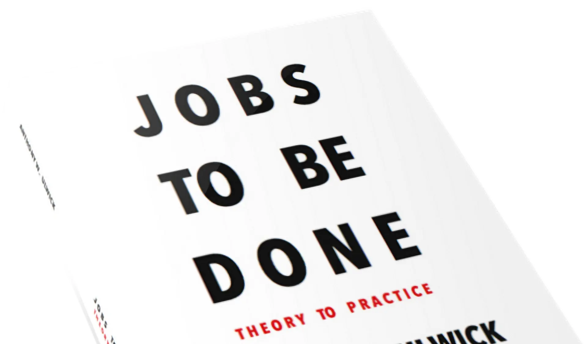 Jobs to Be Done book cover